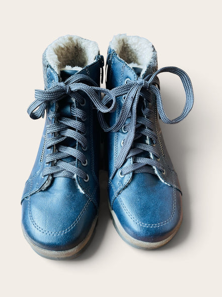 Bottines bleues / Taxi / Taille 7
