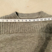 Grey knit sweater