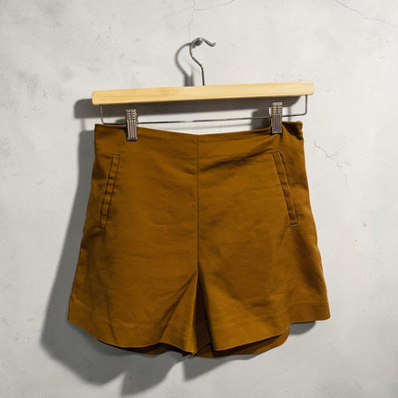 Mini short extensible habillé épuré brun - Icone - Taille medium