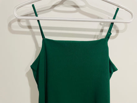 Robe longue verte - H&M - Taille XS
