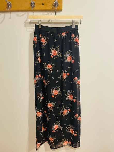 Jupe longue fleurie - Divided - Taille 4