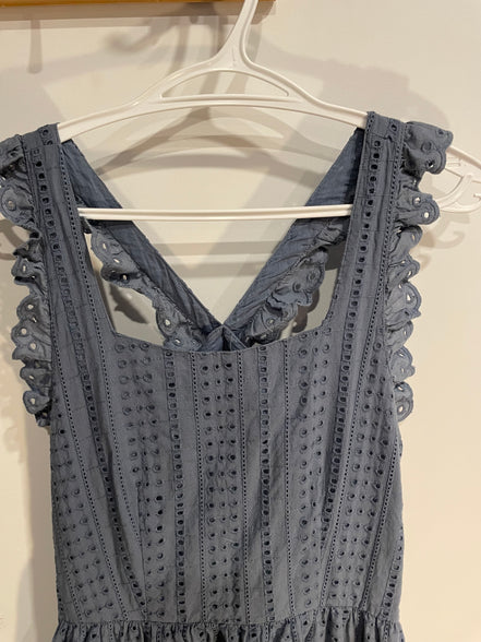 Robe bleue dentelle/ ICHI / taille Small