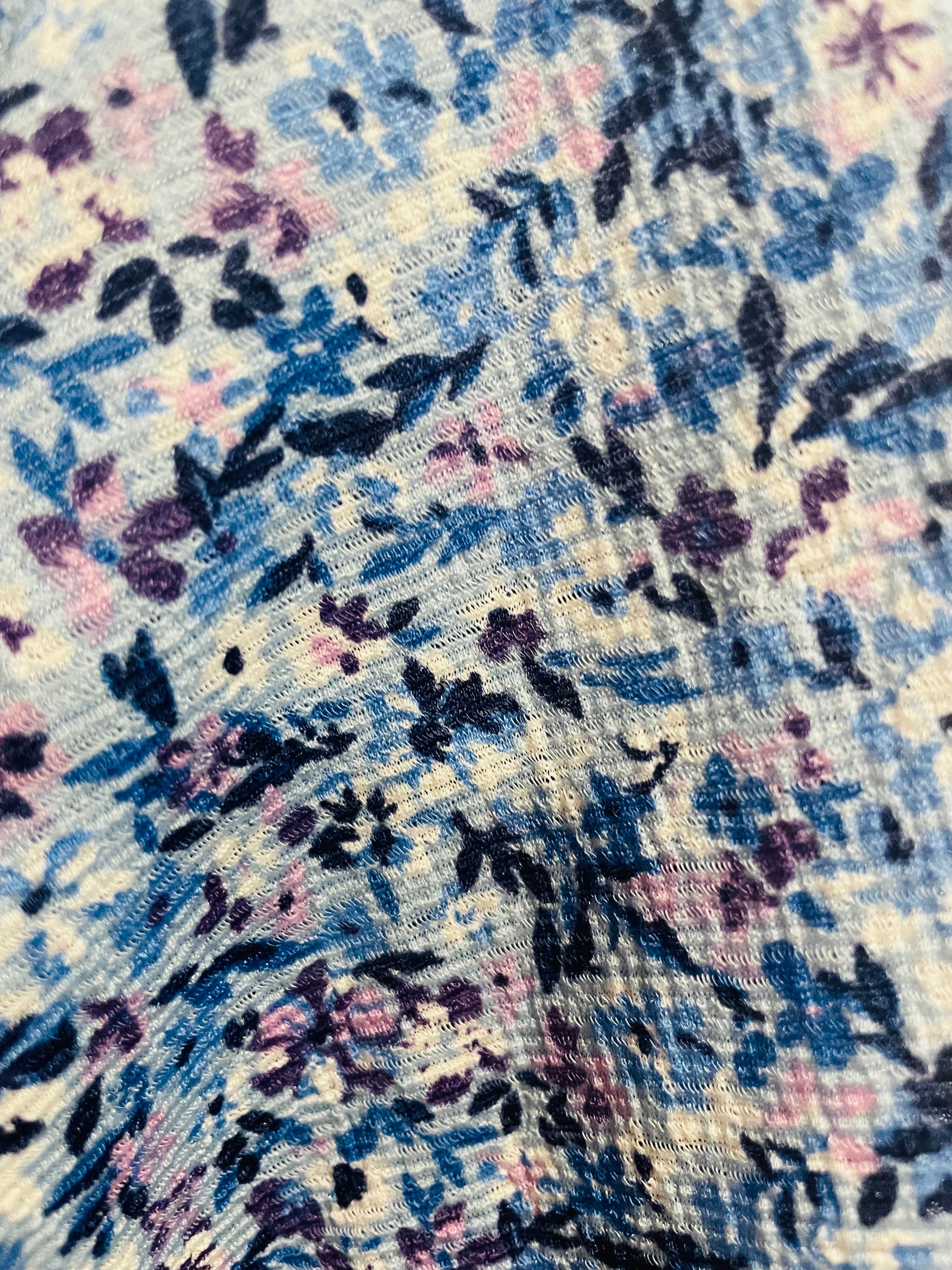 Robe bleue texturée - streetwear society Small