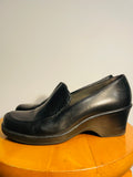 Soulier cuir noir / Clarks / taille 7,5 femme