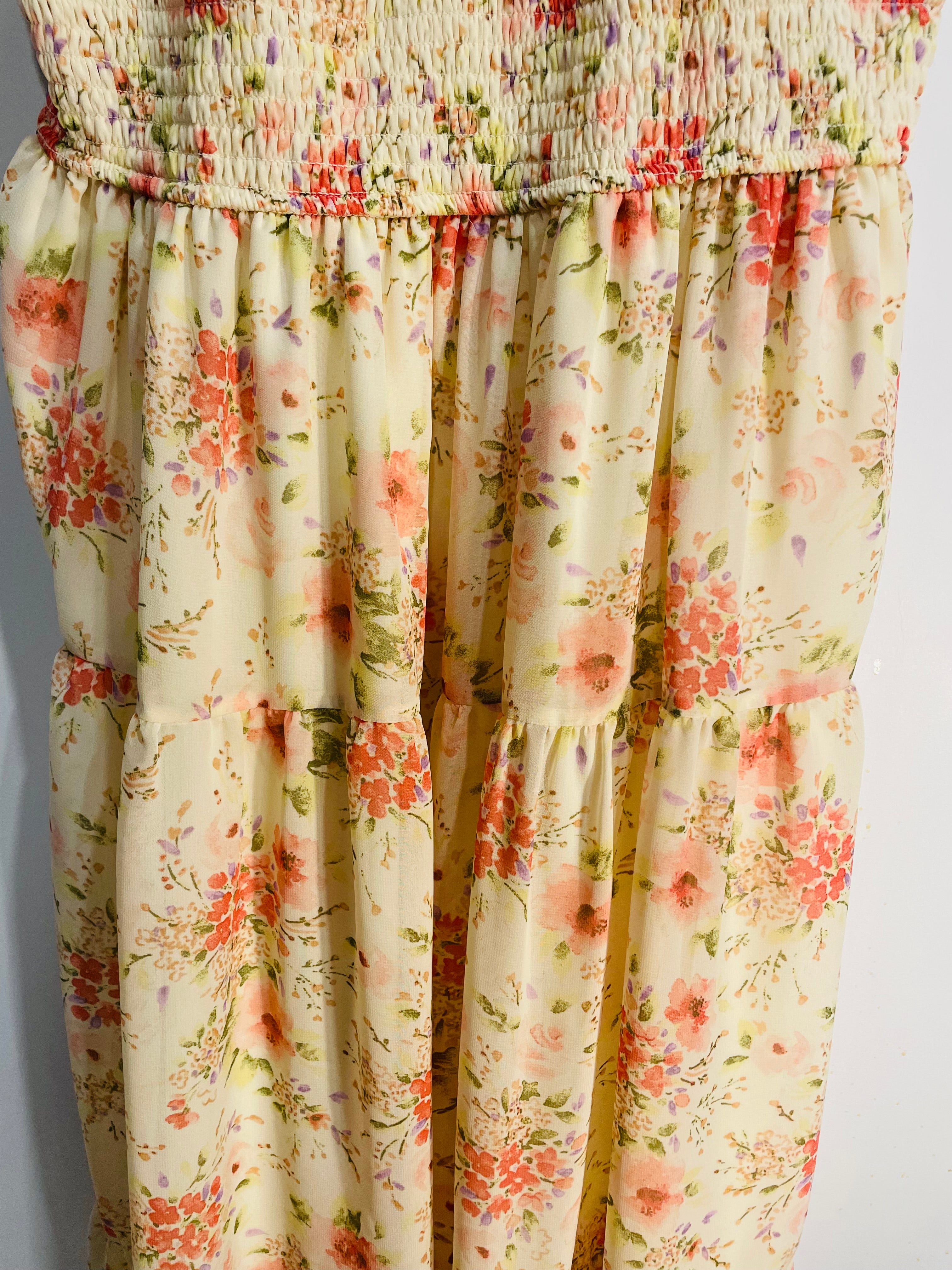 Robe longue fleurie / Forever 21 / taille large