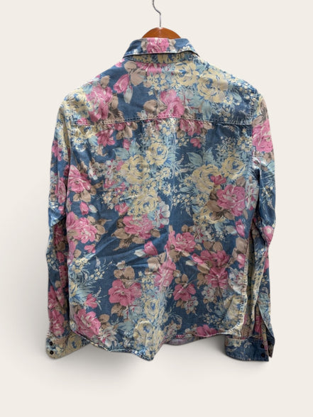 Chemise fleurie manches longues / Guess vintage / taille : médium