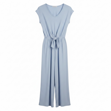 Jumpsuit bleu pâle manches courtes - Caution in the wind - Taille XS