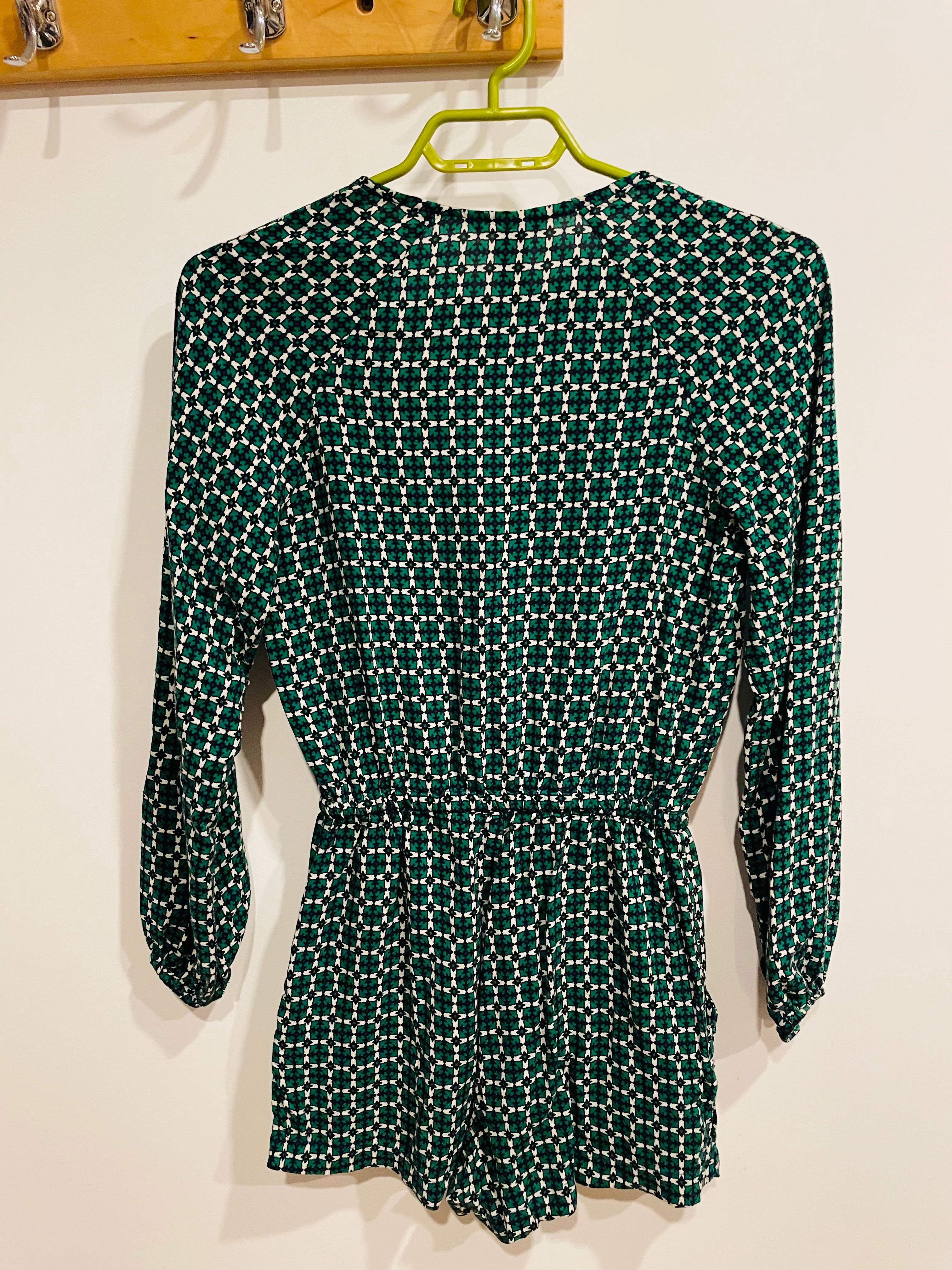 Romper vert à manches longues - H&M - Taille 2
