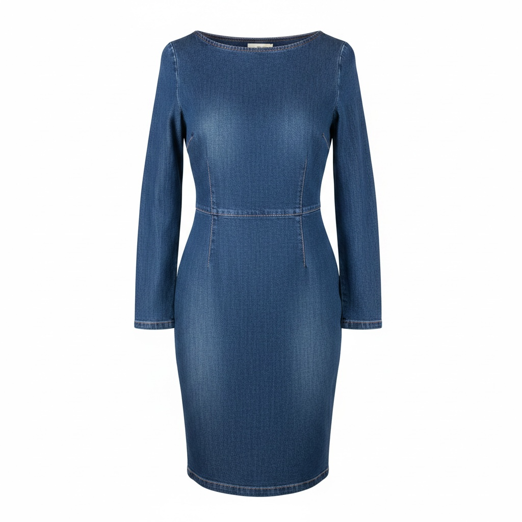 Robe longue jeans manches longues - Wilfred Free - Taille 6
