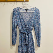 Robe bleue texturée - streetwear society Small