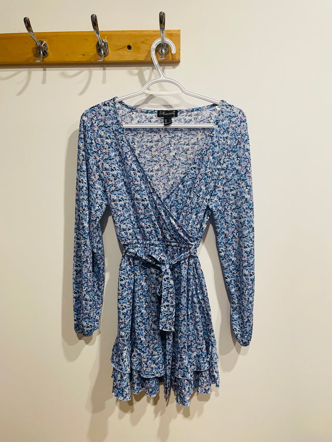 Robe bleue texturée - streetwear society Small