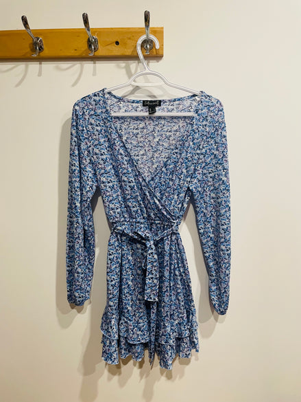 Robe bleue texturée - streetwear society Small