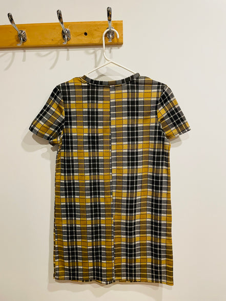 Robe courte à carreaux vintage Zara taille Small