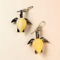 Boucles d’oreilles: tortues en bois