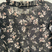 Blouse légère motif floral et manches longues - Paper Moon - taille médium