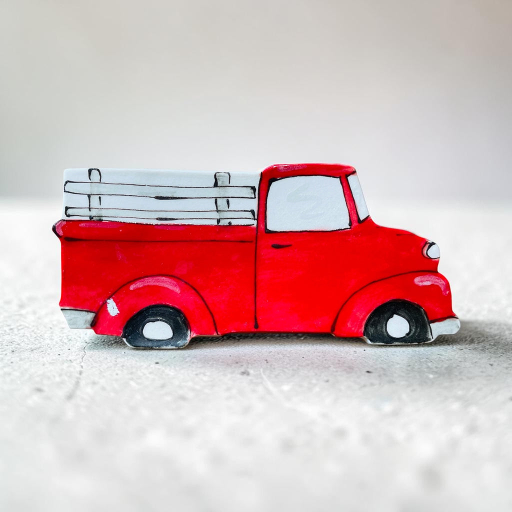 Poterie jardinière voiture ancienne