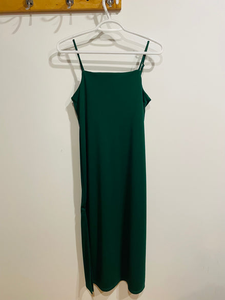 Robe longue verte - H&M - Taille XS