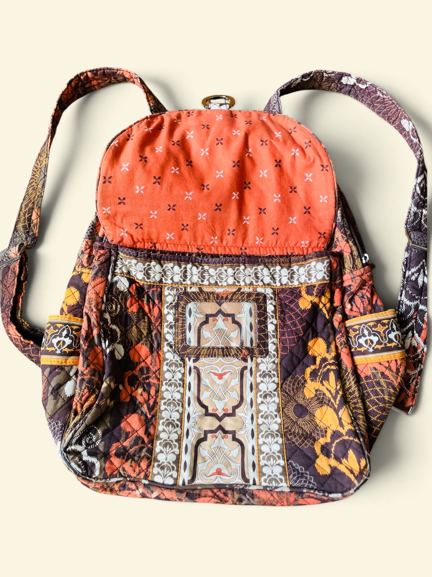Sac à dos tissus / fait mains vintage