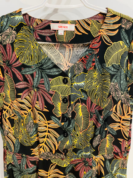 Robe motif tropical/ Grenier / taille Small