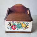 Petite boîte en bois vintage