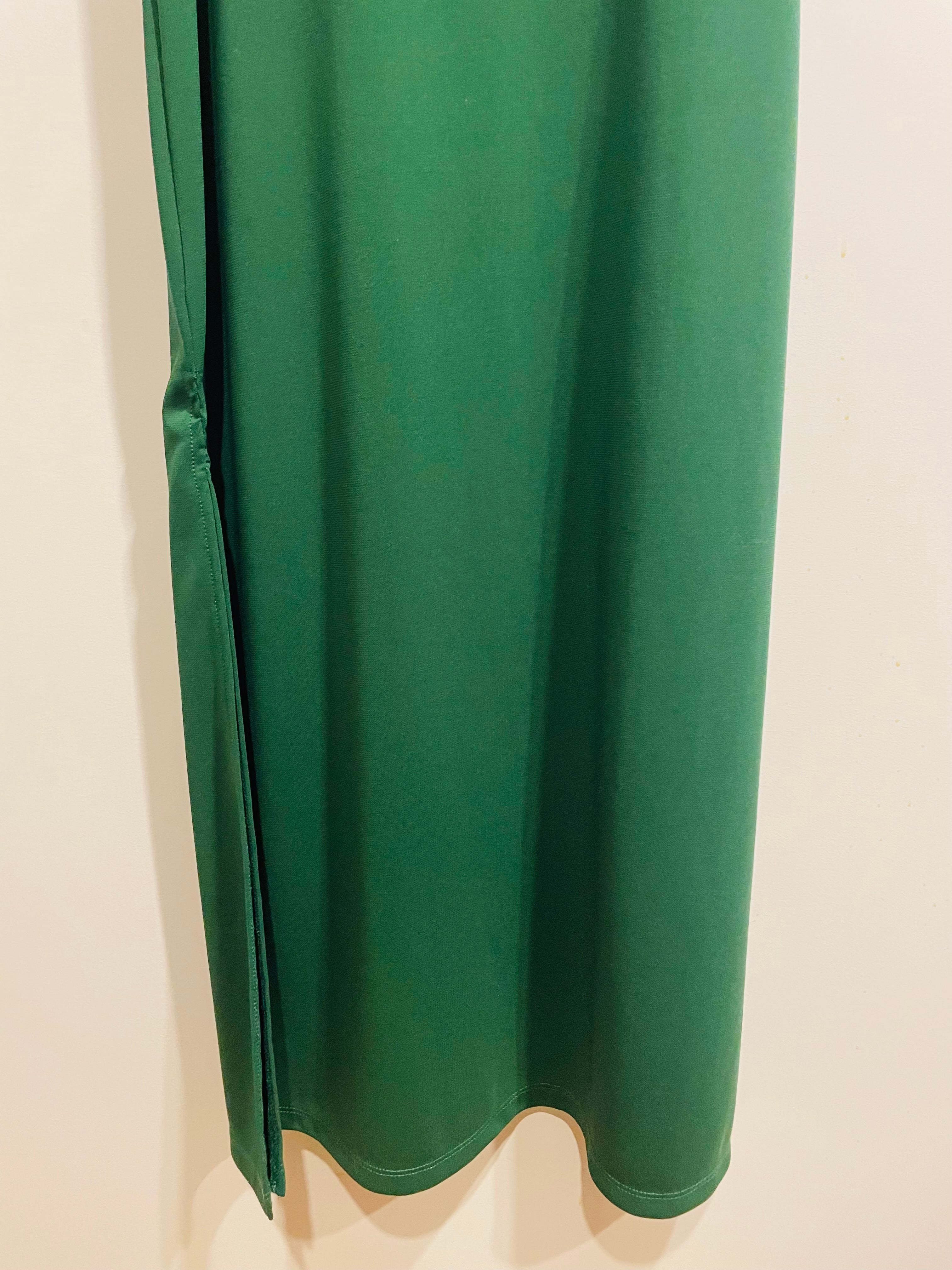 Robe longue verte - H&M - Taille XS