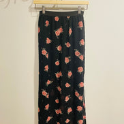 Jupe longue - taille élastique - motifs les roses - H&M Taille 4
