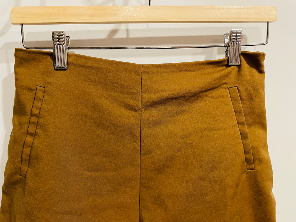 Mini short extensible habillé épuré brun - Icone - Taille medium