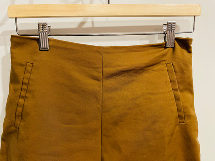 Mini short extensible habillé épuré brun - Icone - Taille medium