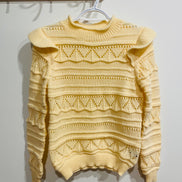 Cream knitted top - Shein