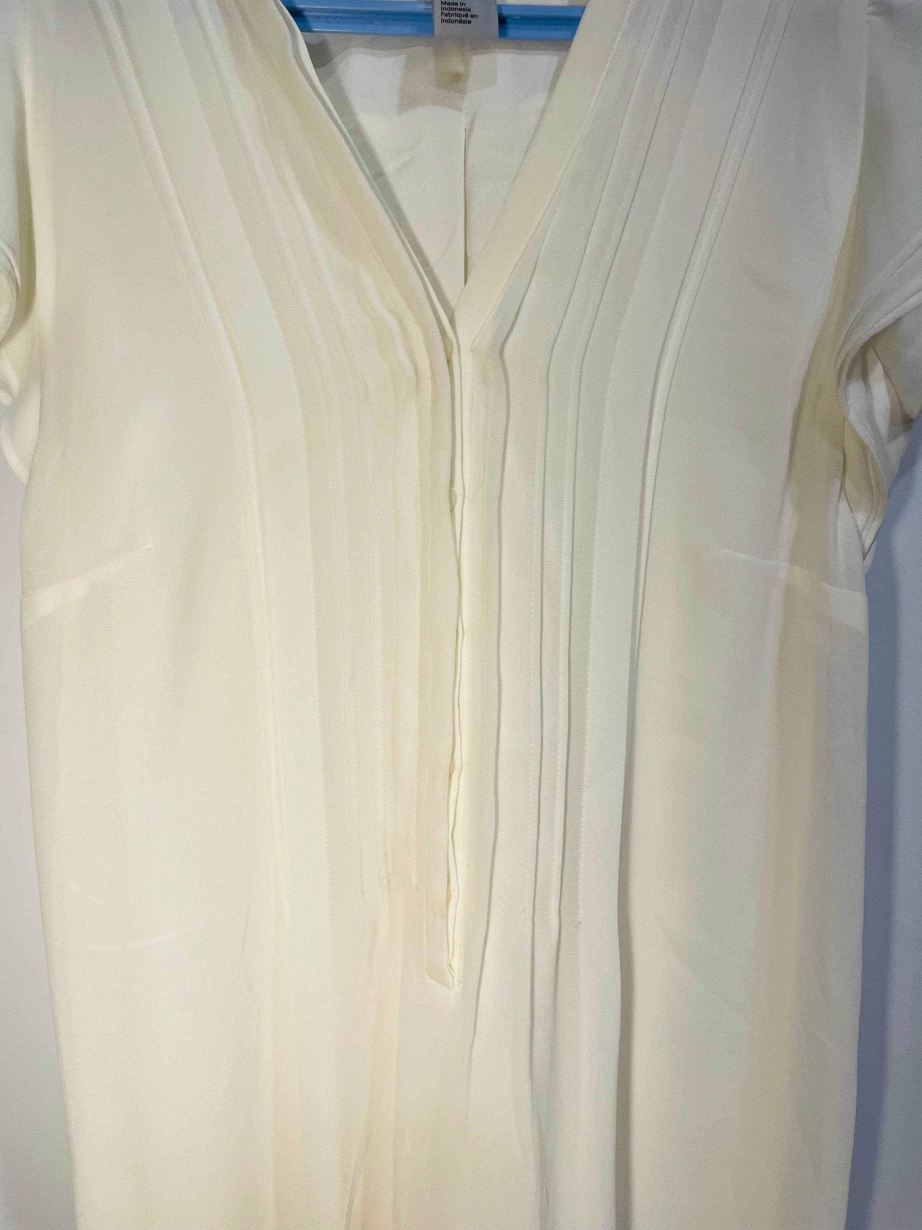 Robe blanche courte / H&M /Taille 4