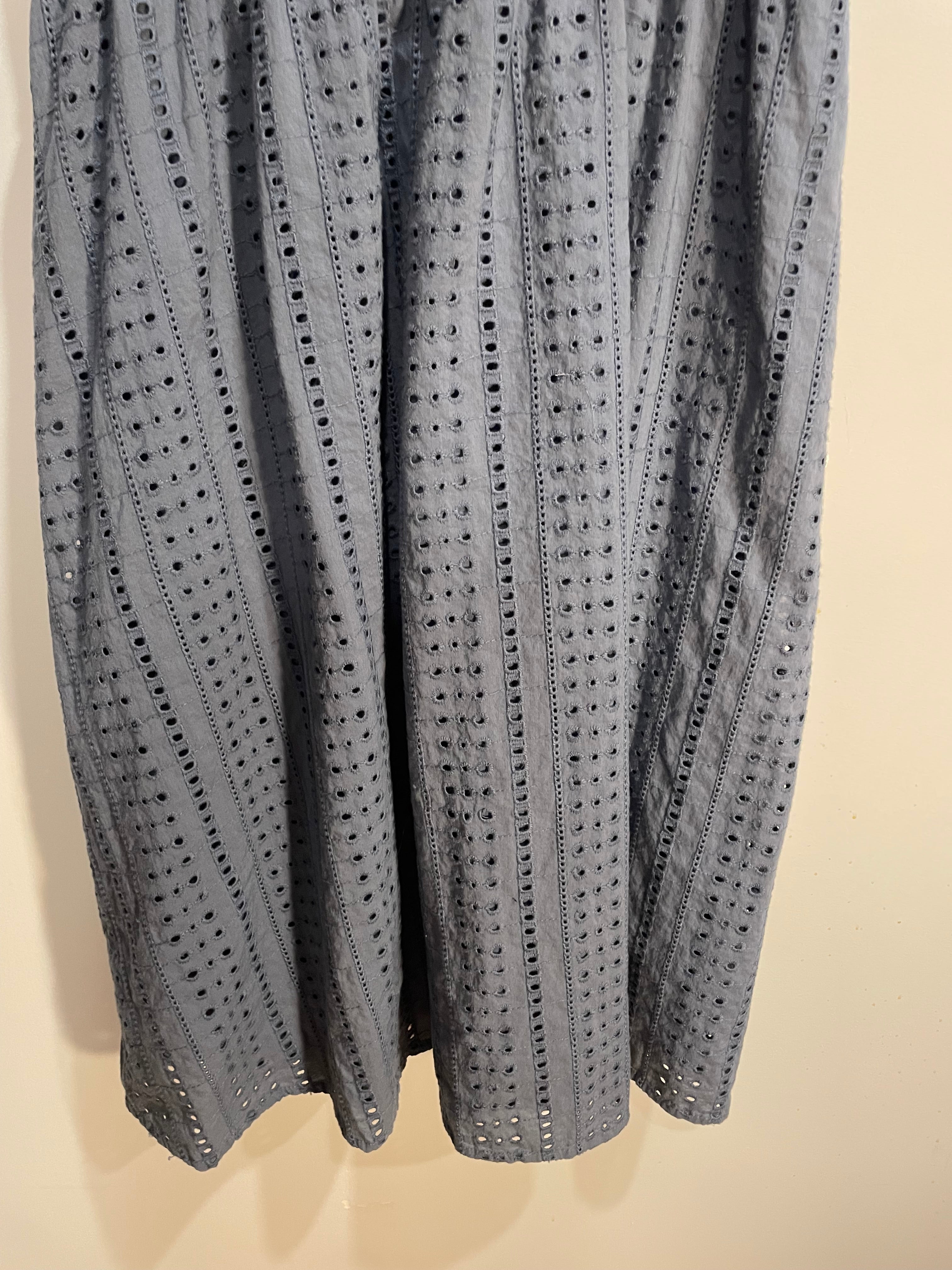 Robe bleue dentelle/ ICHI / taille Small