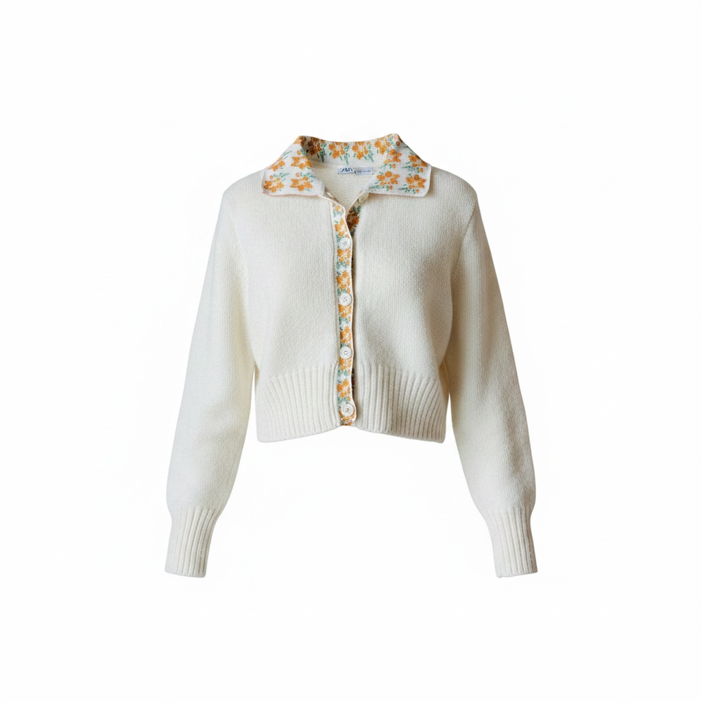 Haut tricot blanc manches longues / Zara / taille médium