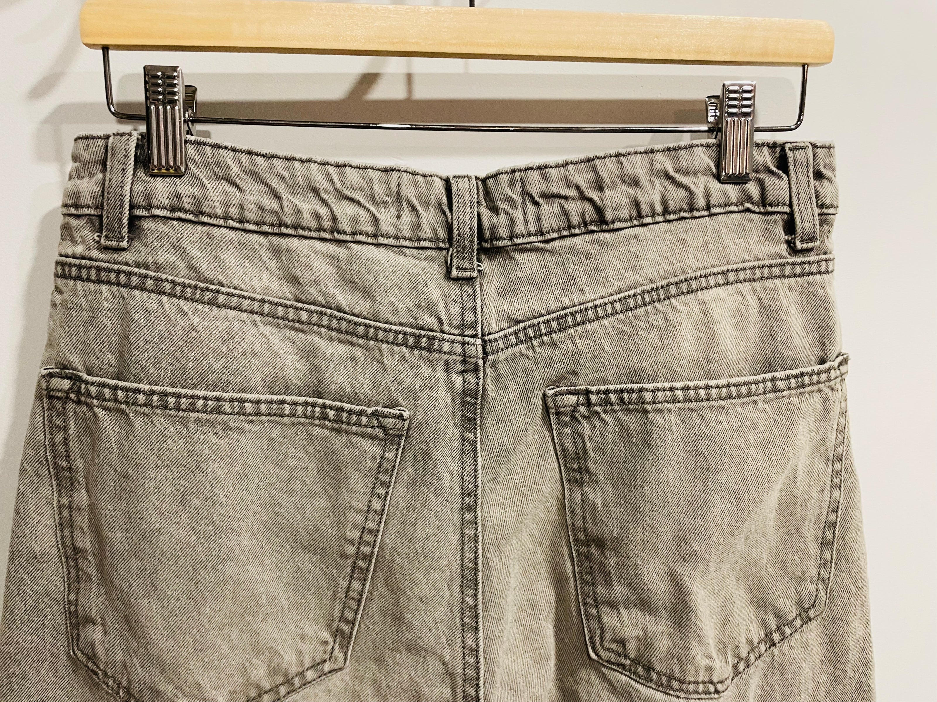 Jeans Baggy gris - Uh Denim - Taille 30