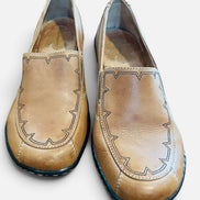 Souliers cuir brun / Hush Puppies / taille 6