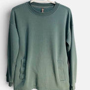 Haut bleu manches longues / Mondetta / taille Small