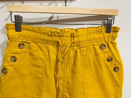 Short jaune / taille élastique / XS