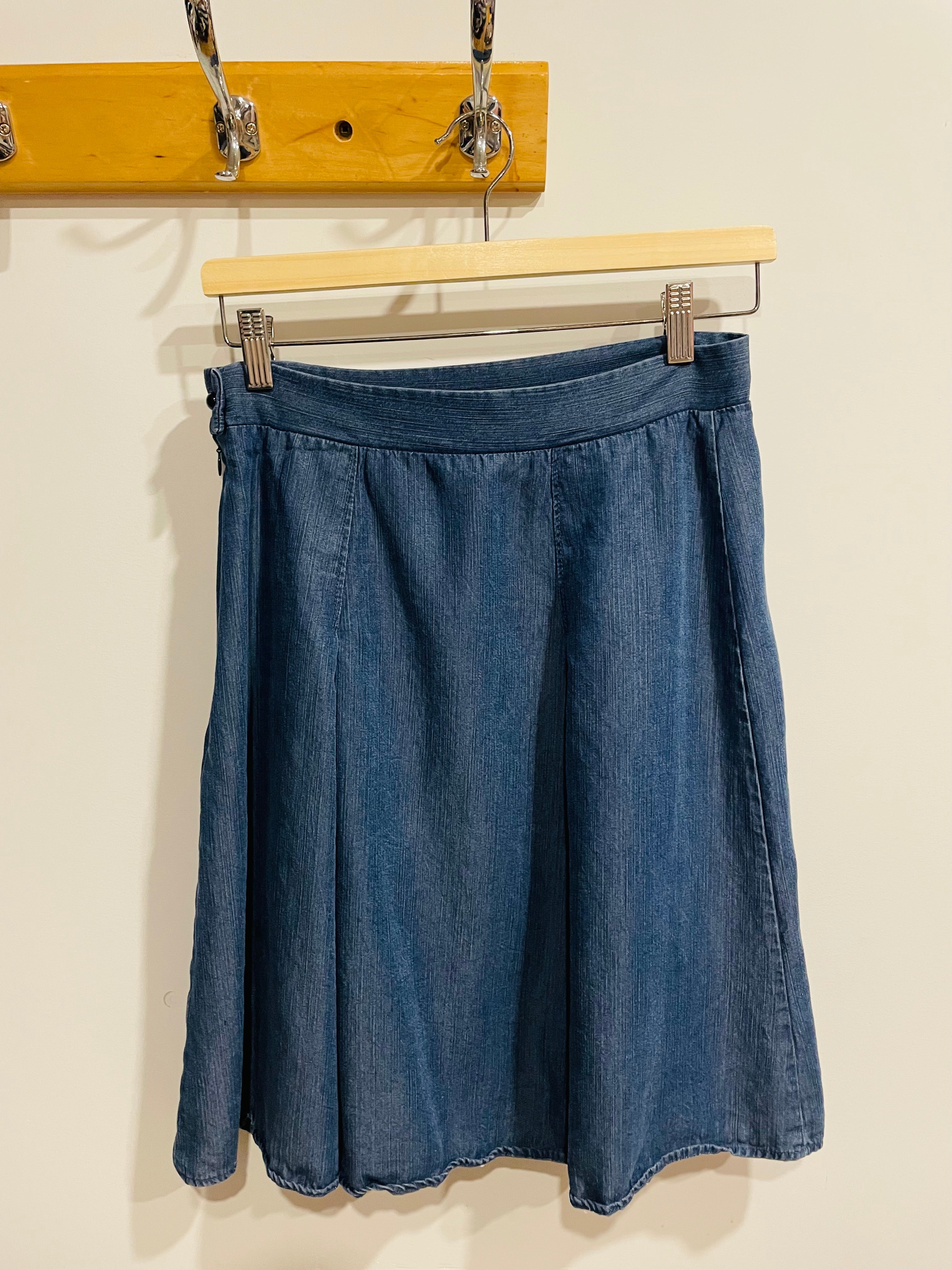 Jupe courte en jeans vintage - Annie 50 - taille médium
