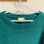 Chandail vert tricot - Ichi - Taille Small