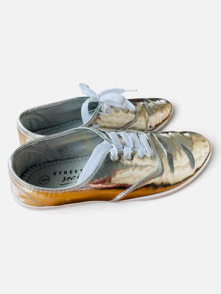 Souliers métalliques / Streetwear society / taille 9