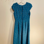 Robe bleue fleurie longue / RW&CO / taille 6