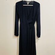 Robe longue noire portefeuille - H&M taille 2
