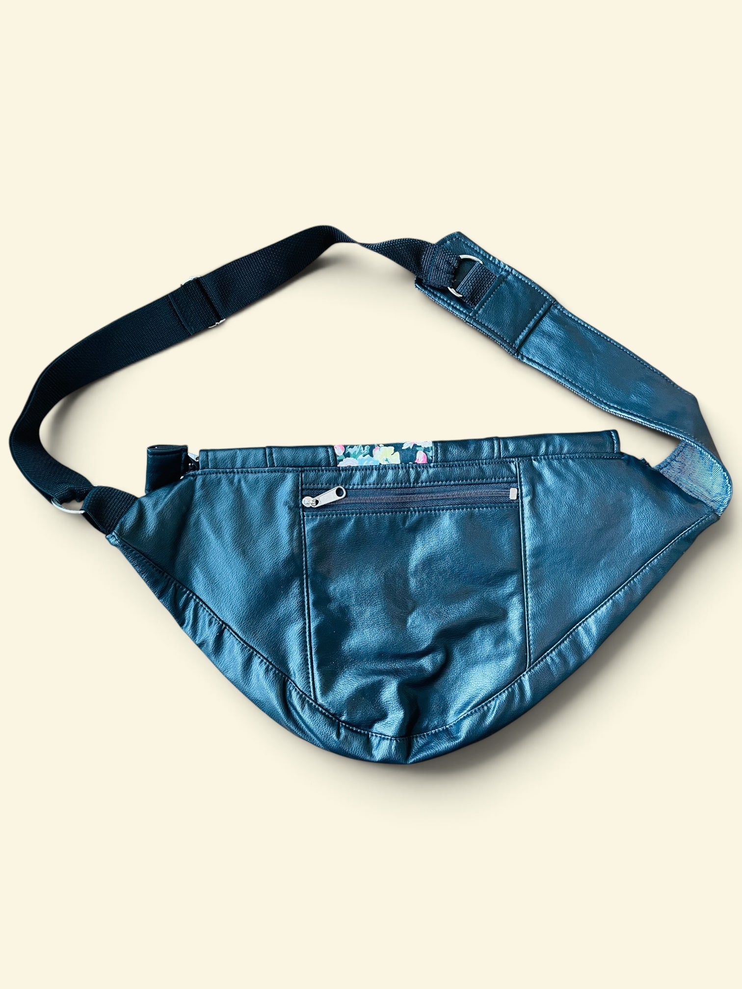 Sac cuir noir / Gabas