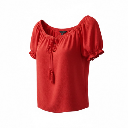 Haut rouge manches courtes - RW&CO - Taille Medium