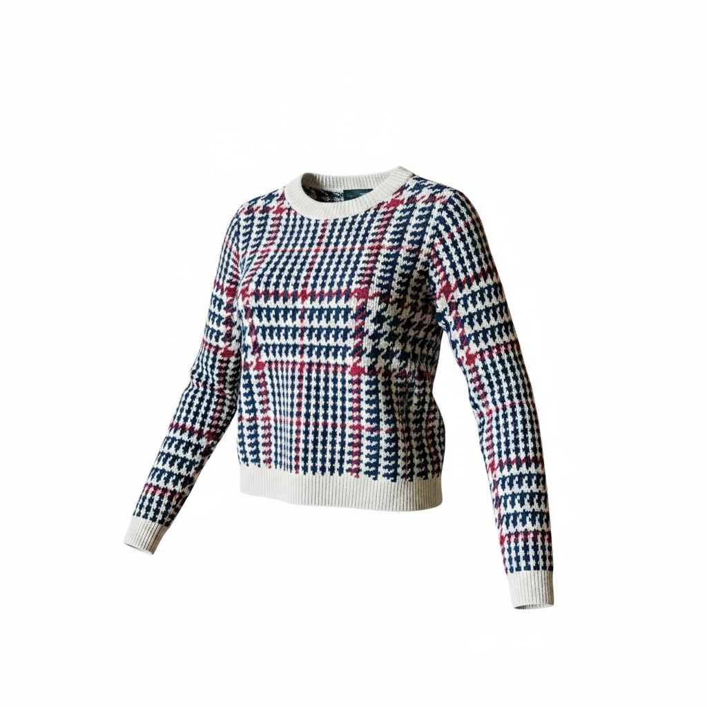 Tricot motif pied de poule / Zara / taille médium