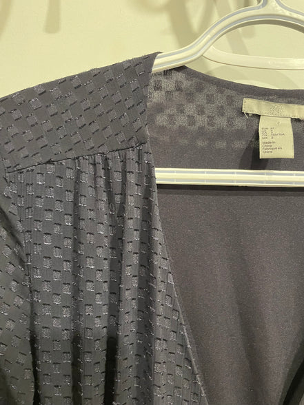 Robe longue noire portefeuille - H&M taille 2