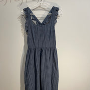 Robe bleue dentelle/ ICHI / taille Small