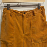 Pantalon jaune velour cordé - Twik - jambes larges - Taille Medium