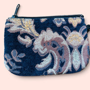Sac cuir noir et broderies