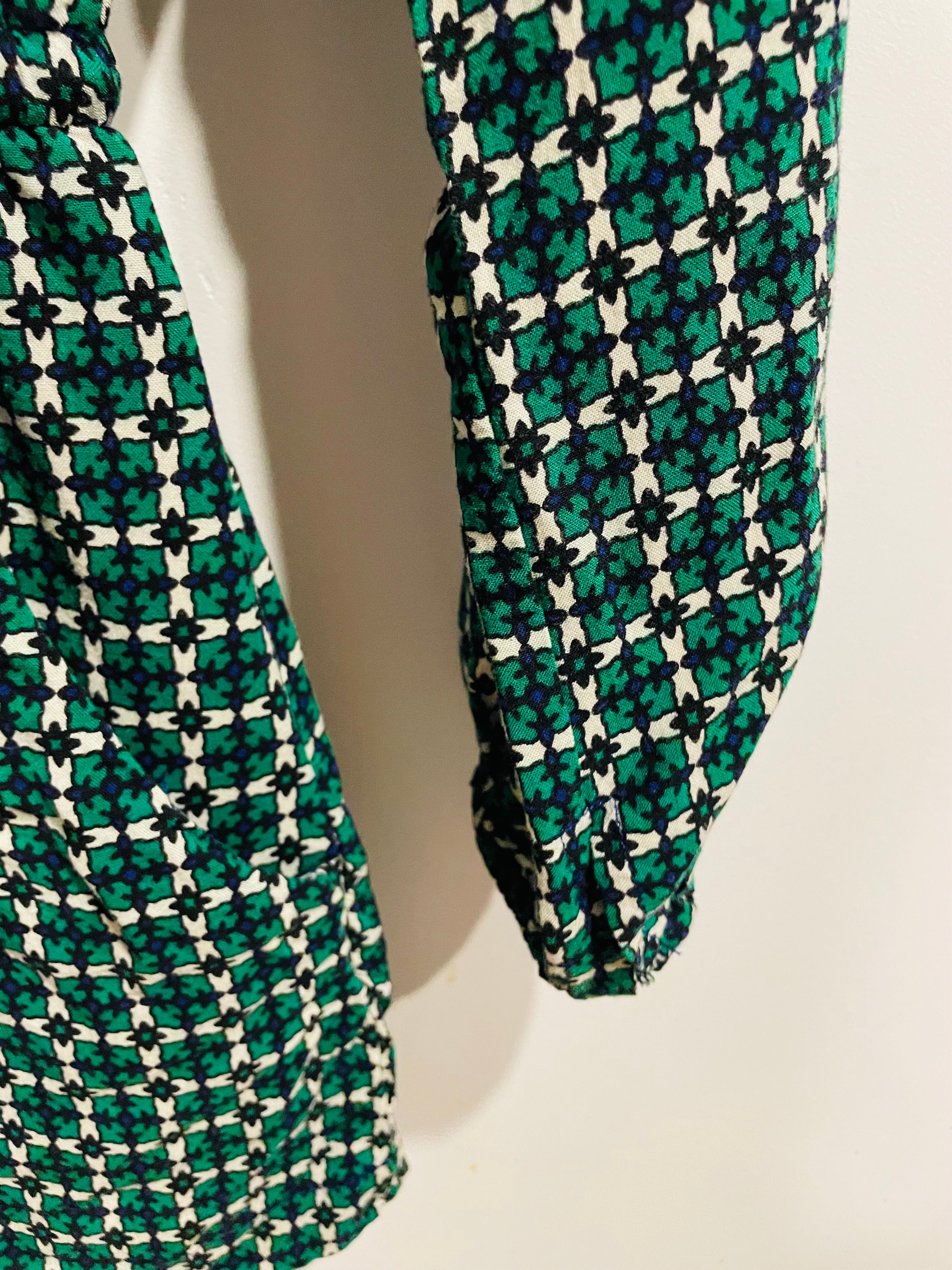 Romper vert à manches longues - H&M - Taille 2