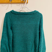 Chandail vert tricot - Ichi - Taille Small